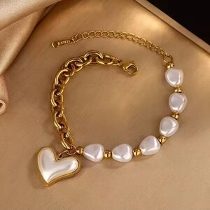 Delicate Elegant European style chain love bracelets personality fan trend jewel